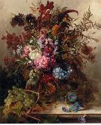 Floral, beautiful classical still life of flowers.075 unknow artist